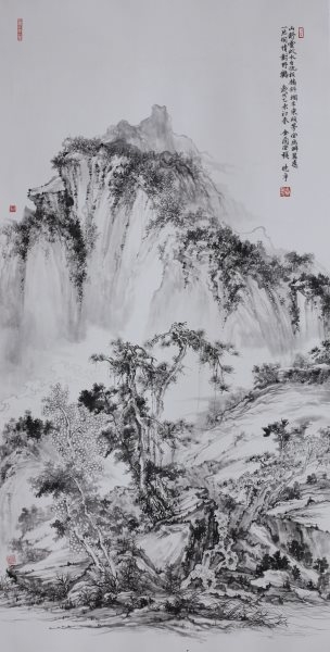 张晓宇 国画《清幽》（特邀作品）.jpg