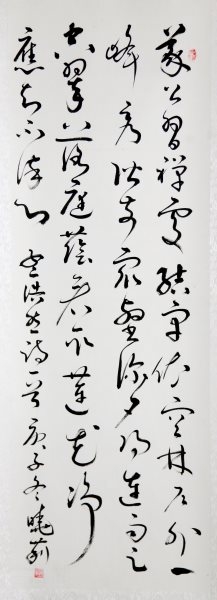 唐晓莉 书法《草书条幅》(佳作奖）.jpg