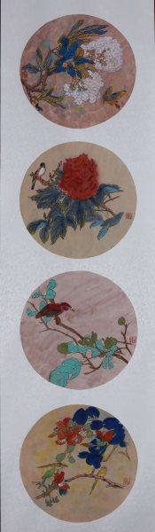 代红 国画《春意盎然》（优秀奖）.jpg